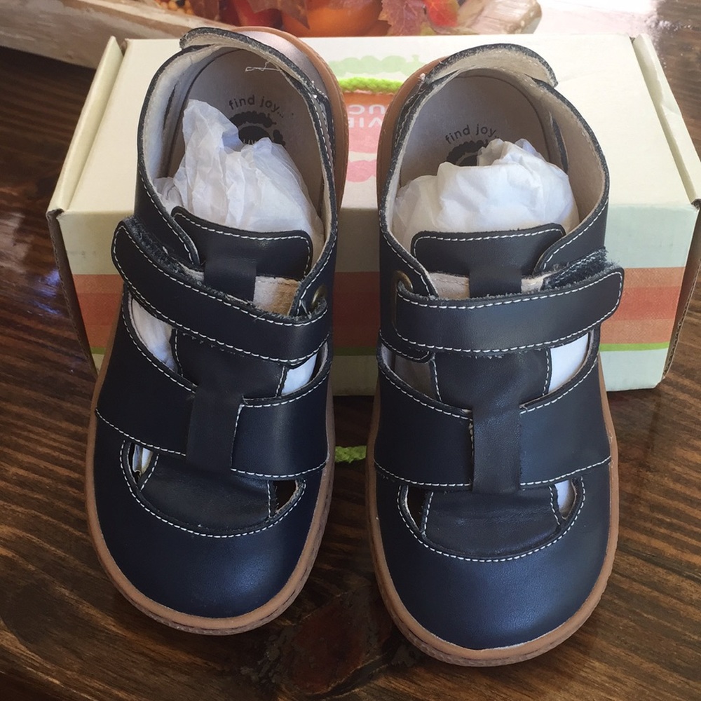 Livie & Luca Captain Navy Shoes Size 13 Boys